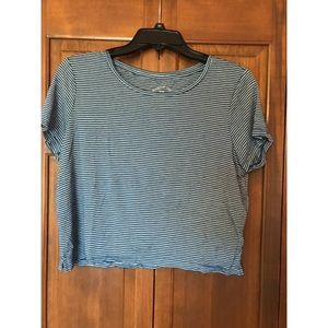 Striped Crop Top Aeropostale